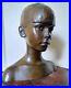 Life Size Antique Bronze Sculpture Bust Young Girl 1968 BRUCE HOHEB Signed