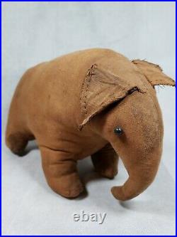 Norma Schneeman Primitive Large Elephant Signed & Dated 2000 Folk Art Rare