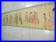 Old Large Chinese Long Scroll Hand Painting About Beauty Signed Zhou Chen 323