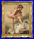 Old Master-Art Antique Oil Painting Portrait ballet girl on canvas 24x30