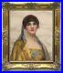Old Master-Art Antique Oil Painting Portrait noblewoman girl on canvas 20x24
