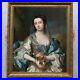 Old Master-Art Antique Oil Painting noblewoman girl on canvas 30x40