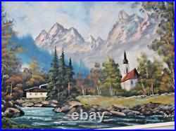 Original Oil Painting Rom Germany By Walseh 28 X 19