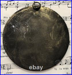 RARE Large Antique French Bronze Medal Plaque St Eligius Signed Tricard c1920