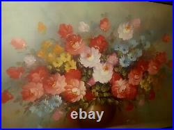 Robert Cox Very Large Oil Painting in Gilt Frame