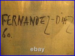 Rosy Fernandez-diaz, Large Vintage Print Signed
