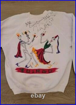 SIGNED Oingo Boingo Sweatshirt 1988