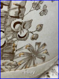 Signed Belle Champer Pot On Bottom Porcelain/ Pottery Pitale Night Vase Large