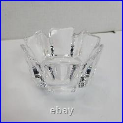 Signed and Numbered Large Orrefors Orion Crystal Bowl 3 1/4 H X 4.5' ACROSS