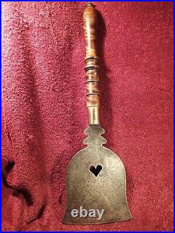 THE BEST! LARGE SIGNED ANTIQUE 1800-s FOOD CHOPPER with HEART SWEDEN SWEDISH