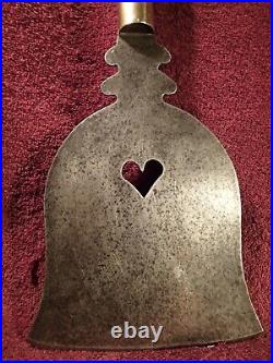THE BEST! LARGE SIGNED ANTIQUE 1800-s FOOD CHOPPER with HEART SWEDEN SWEDISH