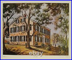 Tony Oswald, Federal Hill 327/500, 21.5x26, Vintage, Kentucky, Signed, Print