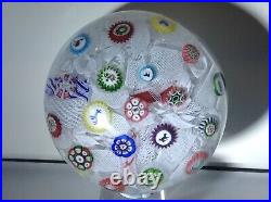 Very Large Antique Baccarat B1848 Signed Paperweight