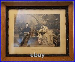 Vintage Artist Signed Jeanne Rongier 1852-1929 Engraving Second Chapter Marriage