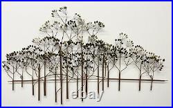 Vintage Curtis Jere The Elms Large Metal Tree Wall Sculpture 54