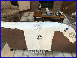 Vintage Dennis Rodman Tattoo Long Sleeve T-Shirt Size Large SIGNED