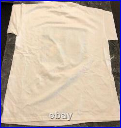 Vintage T Shirt Peter Max Retrospektive 1993 NOS Size L White Wild Oats Signed