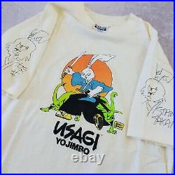 Vintage Usagi Yojimbo Comic Images T-shirt (size L) Stan Sakai signed Artwork